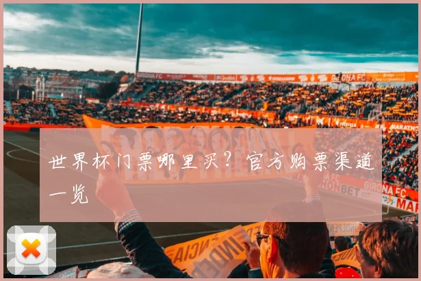 世界杯门票哪里买?官方购票渠道一览